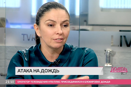 Синдеева рассказала о «приказе» операторам отключить «Дождь»