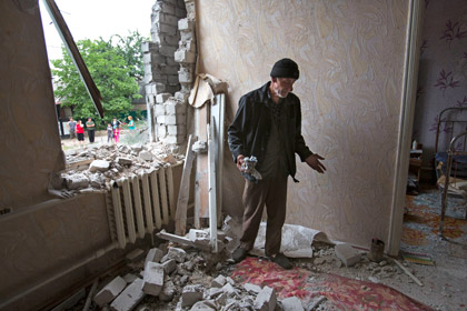 В Славянске под обстрел попала детская больница