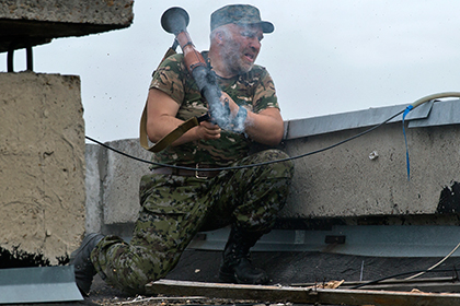 СМИ сообщили о сбитом под Славянском вертолете