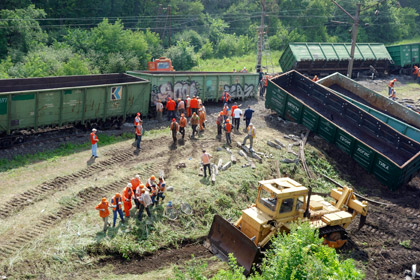 В Луганской области подорвали железную дорогу
