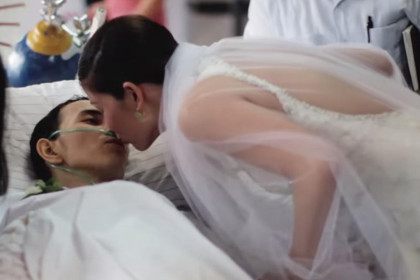 Умирающий от рака филиппинец сыграл свадьбу за десять часов до смерти