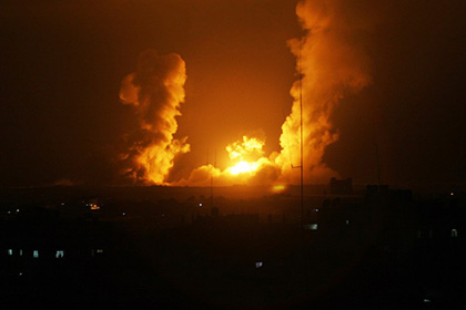 Израиль нанес 34 авиаудара по сектору Газа