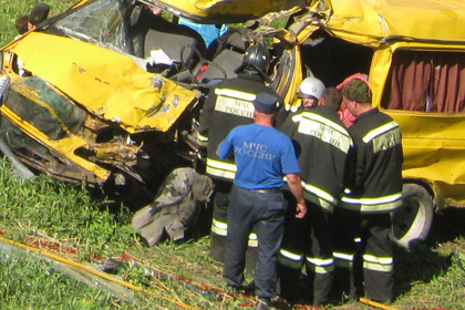 В результате ДТП с маршруткой под Тулой погиб один человек