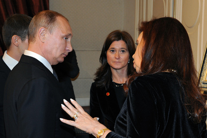 Путин запустил в Аргентине вещание телеканала RT