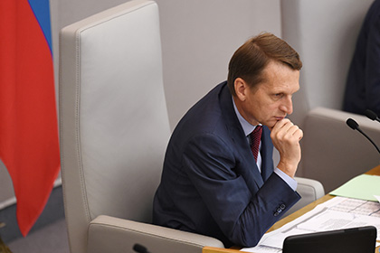 Нарышкин потребовал наказать виновных в гибели детей в Донецке