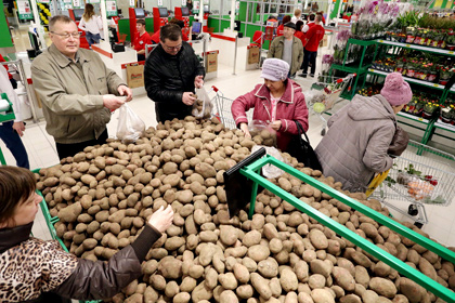 Россиян уличили в любви к диетам и картошке