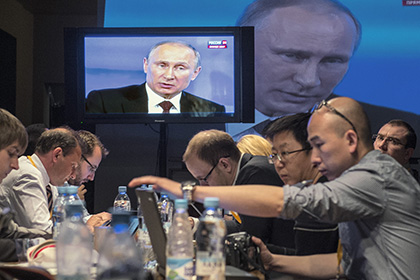 Песков назвал дату проведения прямой линии Путина с россиянами