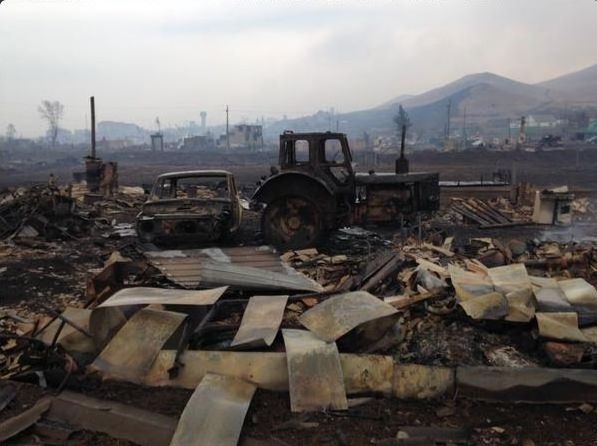 Глава Хакасии назвал пожар 12 апреля аномалией