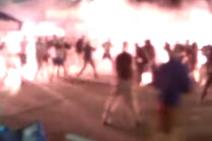 В Киеве и Львове подрались украинские и польские футбольные фанаты