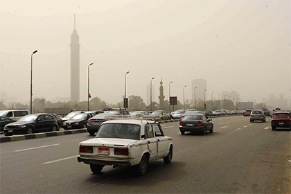 Задержавшиеся из-за песчаной бури в Египте туристы вылетели в Россию