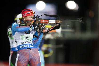 Российские биатлонисты остались без медалей в первый день Кубка мира