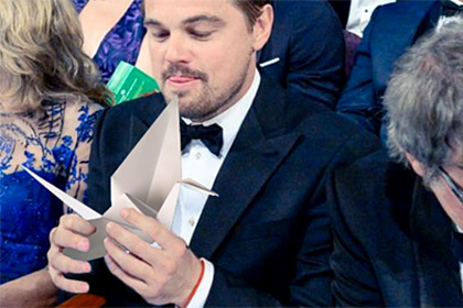 Ди Каприо с печеньем превратился в мем