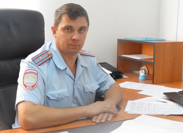 Исполняющий обязанности начальника МО МВД России «Ачинский» Евгений Кусков  представил нового руководителя Госавтоинспекции