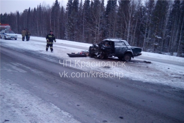 В ДТП на трассе «Ачинск-Красноярск» погибли два человека