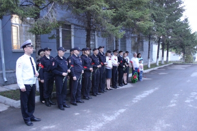 Ачинские полицейские и общественники присоединились к общероссийской социальной акции «Завтра была война»