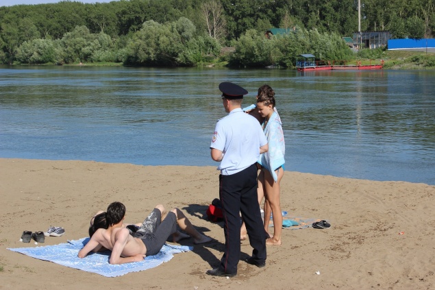 Полицейские продолжают проводить рейды по берегу Чулыма