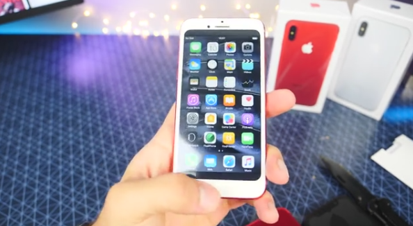 Китайский клон iPhone 8 показали на видео