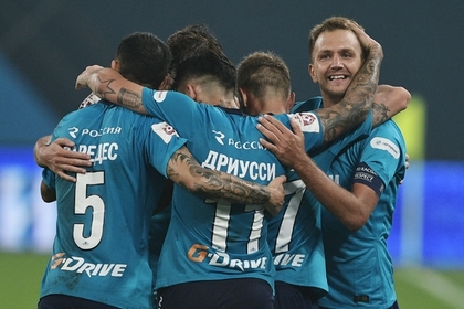 «Зенит» забил пять мячей «Спартаку» в матче чемпионата России