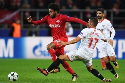 «Спартак» забил пять мячей «Севилье» в Лиге чемпионов