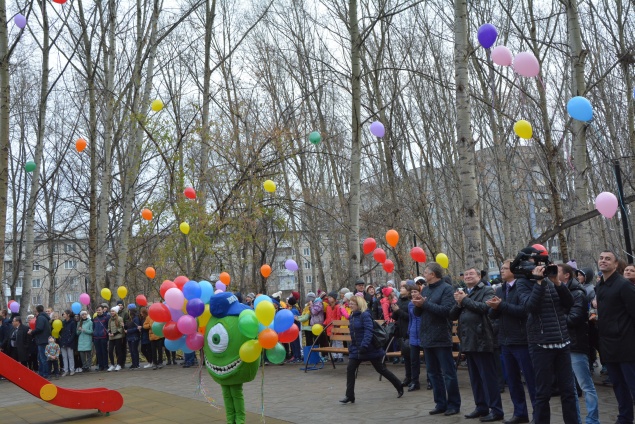 В Ачинске большим праздником открылся обновленный парк Победы