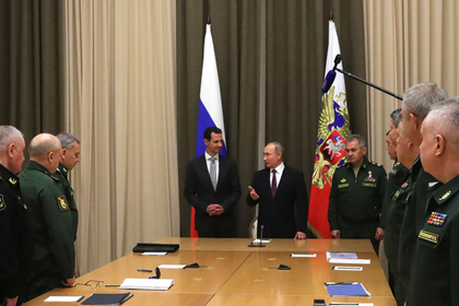 Путин заявил о скором завершении военной операции в Сирии