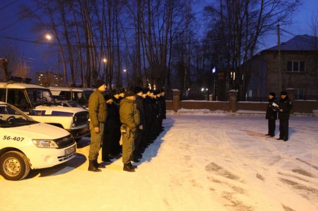 В Ачинске прошел совместный инструктаж наружных нарядов полиции