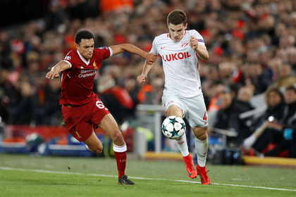 «Спартак» потерпел в Ливерпуле самое крупное поражение в истории