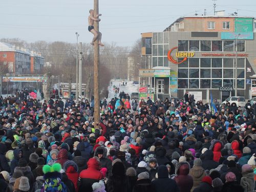 Главная Масленица на Западе Красноярского края состоялась в Ачинске