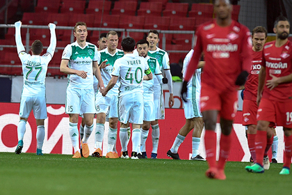 «Ахмат» забил три мяча «Спартаку» в Москве