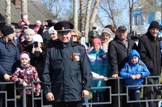 Стражи порядка обеспечили безопасность во время проведения мероприятий, посвященных празднованию Дня Победы
