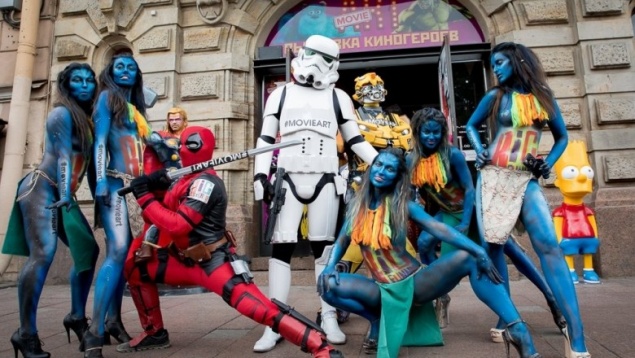 В Санкт-Петербурге открылась грандиозная выставка киногероев Мovie art