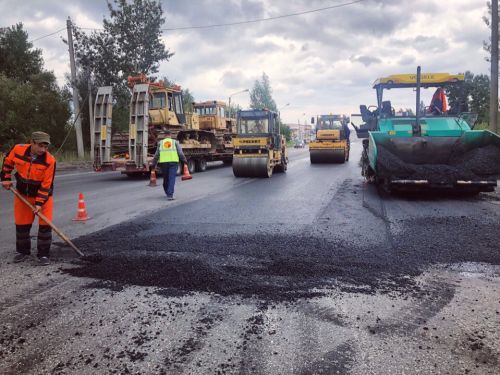 Ремонт дорог в Ачинске продолжается