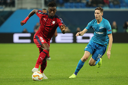 «Зенит» на последних минутах вырвал победу в Лиге Европы