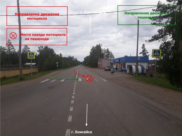Сбитая лесосибирским мотоциклистом 10-летняя девочка скончалась в больнице