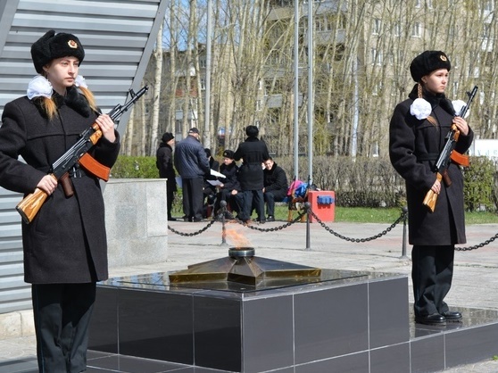 Ачинские школьники вновь заступили на пост №1