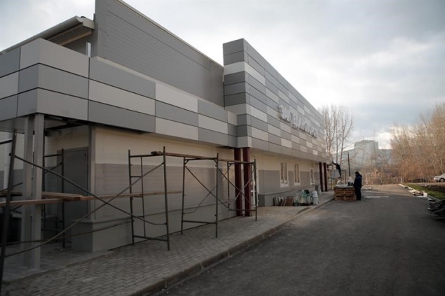 На острове Отдыха в Красноярске достраивают спортзал единоборств