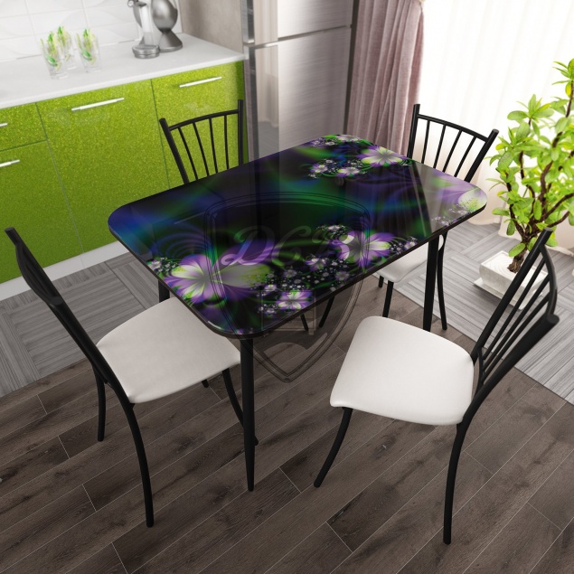 Выбираем стеклянный стол для кухни