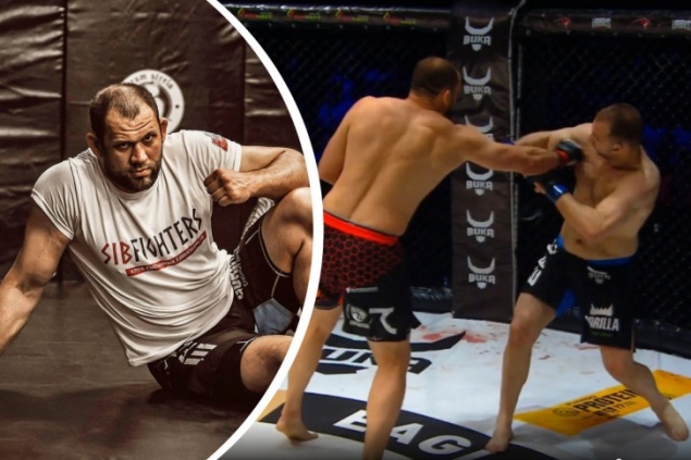 Двухметровый красноярец нокаутировал соперника в первом раунде на турнире EFC