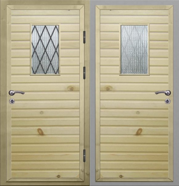 Как своими руками обшить дверь вагонкой