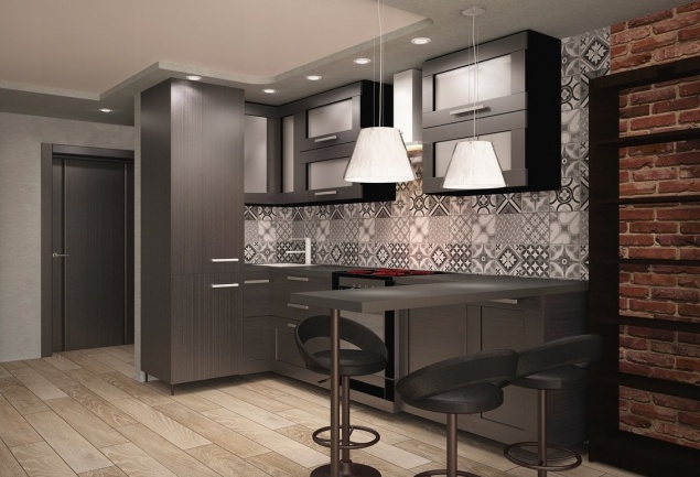 Как оборудовать кухню в студии