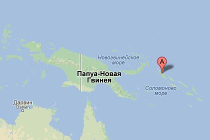 У берегов Папуа — Новой Гвинеи произошло сильное землетрясение