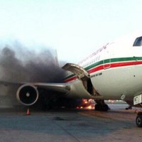 В аэропорту Монреаля загорелся авиалайнер