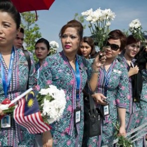 В Малайзию привезли тела жертв авиакатастрофы на Украине