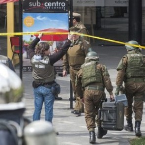 В метро чилийской столицы прогремел взрыв