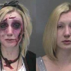 Загримированную под зомби американку дважды остановили за езду в пьяном виде