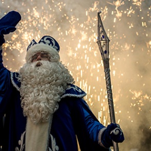 Дед Мороз пообещал сбрить бороду в случае победы России на ЧМ-2018