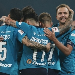 «Зенит» забил пять мячей «Спартаку» в матче чемпионата России