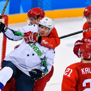 Российские хоккеисты забросили словенцам восемь шайб на Олимпиаде