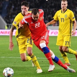 Сборная России не смогла забить Швеции в матче Лиги наций