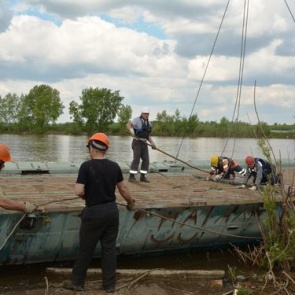 17 октября понтонный мост через Чулым будет демонтирован